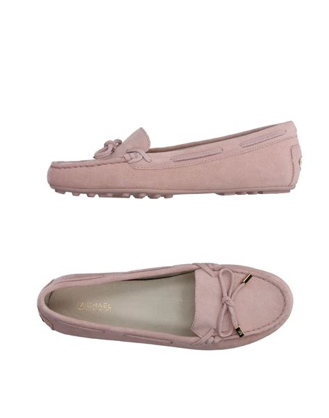 michael kors pink leather loafer women|Michael Kors loafer heels.